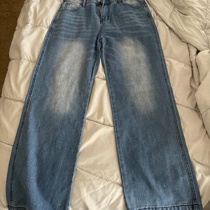 Bootcut wide leg jeans. No stains. Worn once